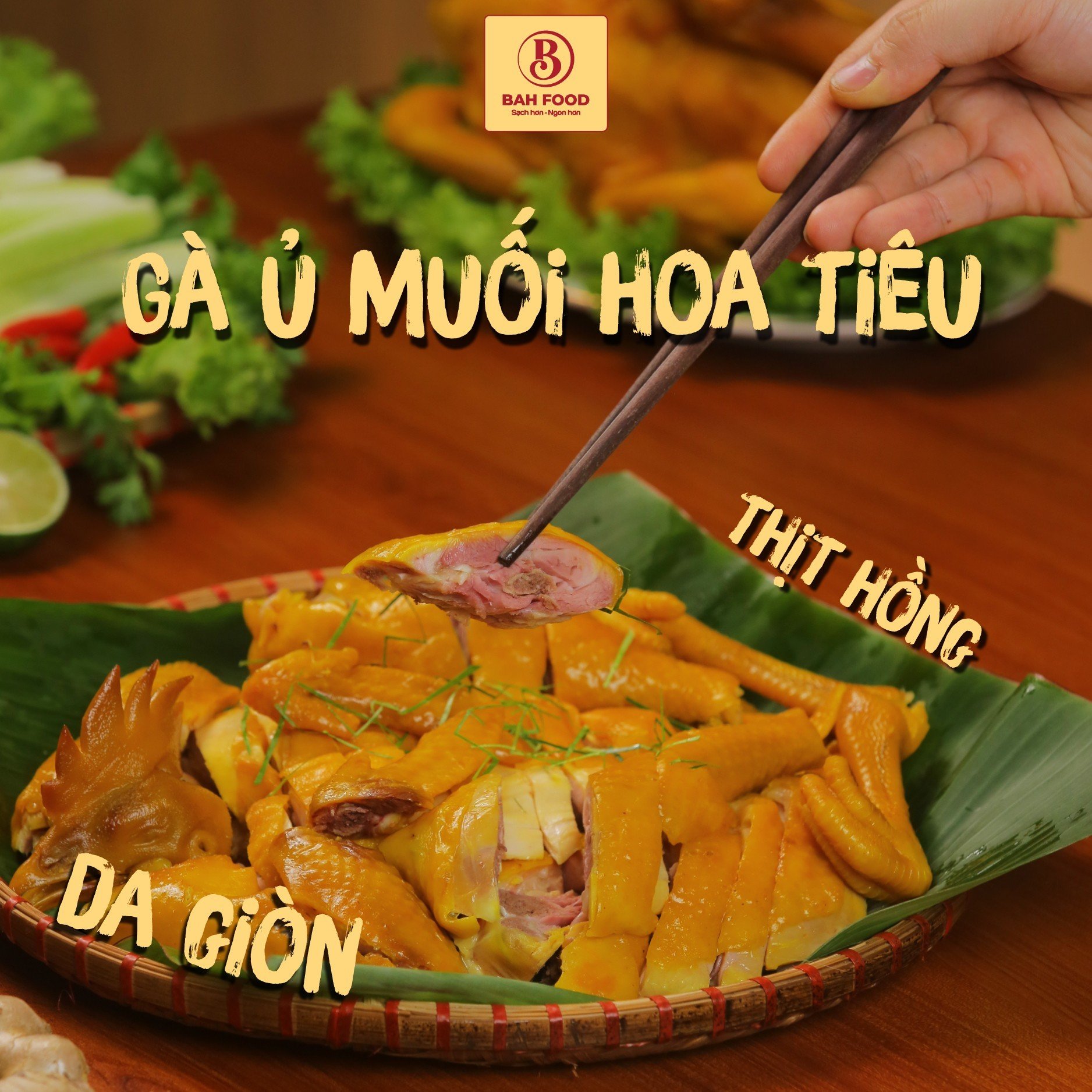 Dành 1 phút biết ngay cách làm gà ủ muối hoa tiêu tại nhà